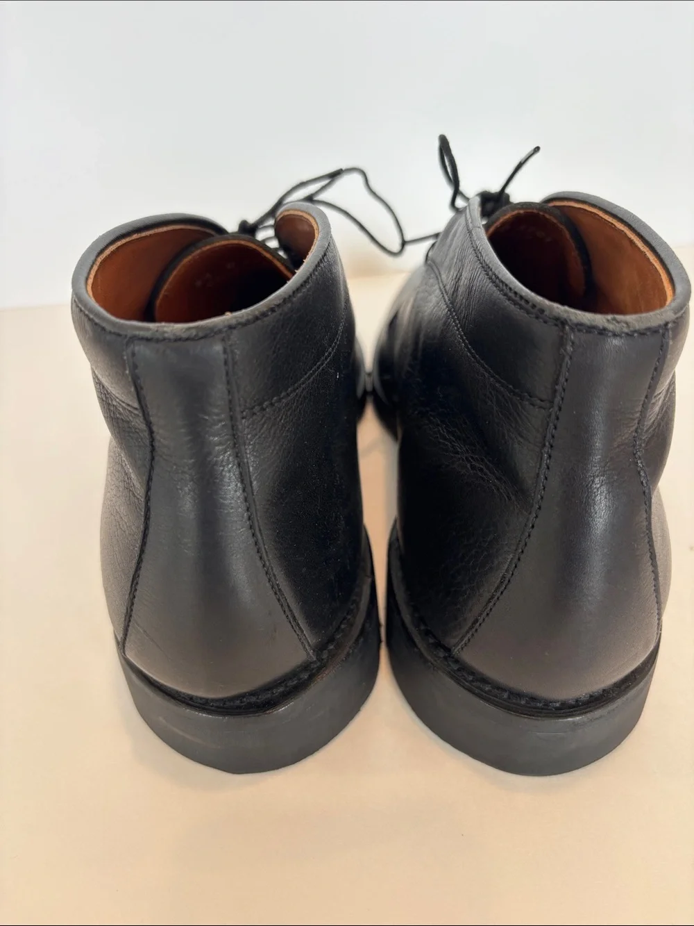 Allen Edmonds Stanford Men's Black Leather Chukka Boots Size 8.5D